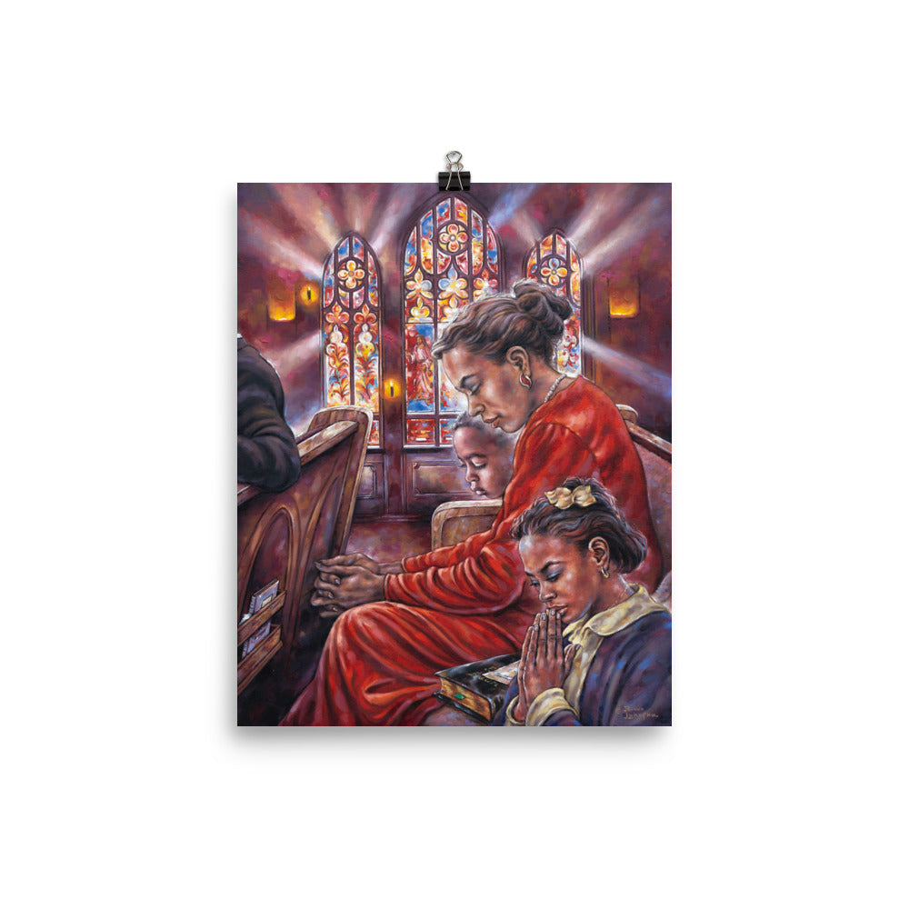 Photo paper poster: A Mother's Prayer