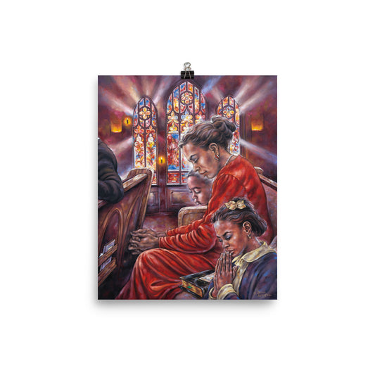 Photo paper poster: A Mother's Prayer