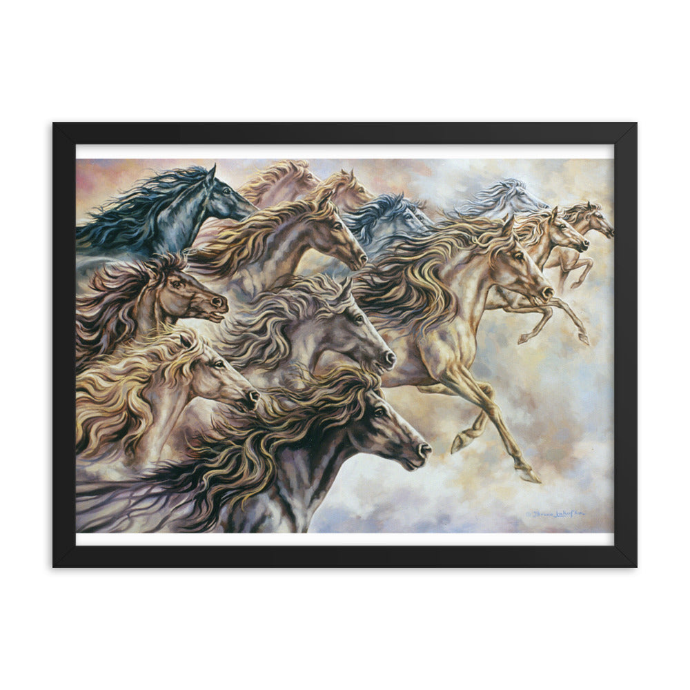 Framed poster: Into The Wind