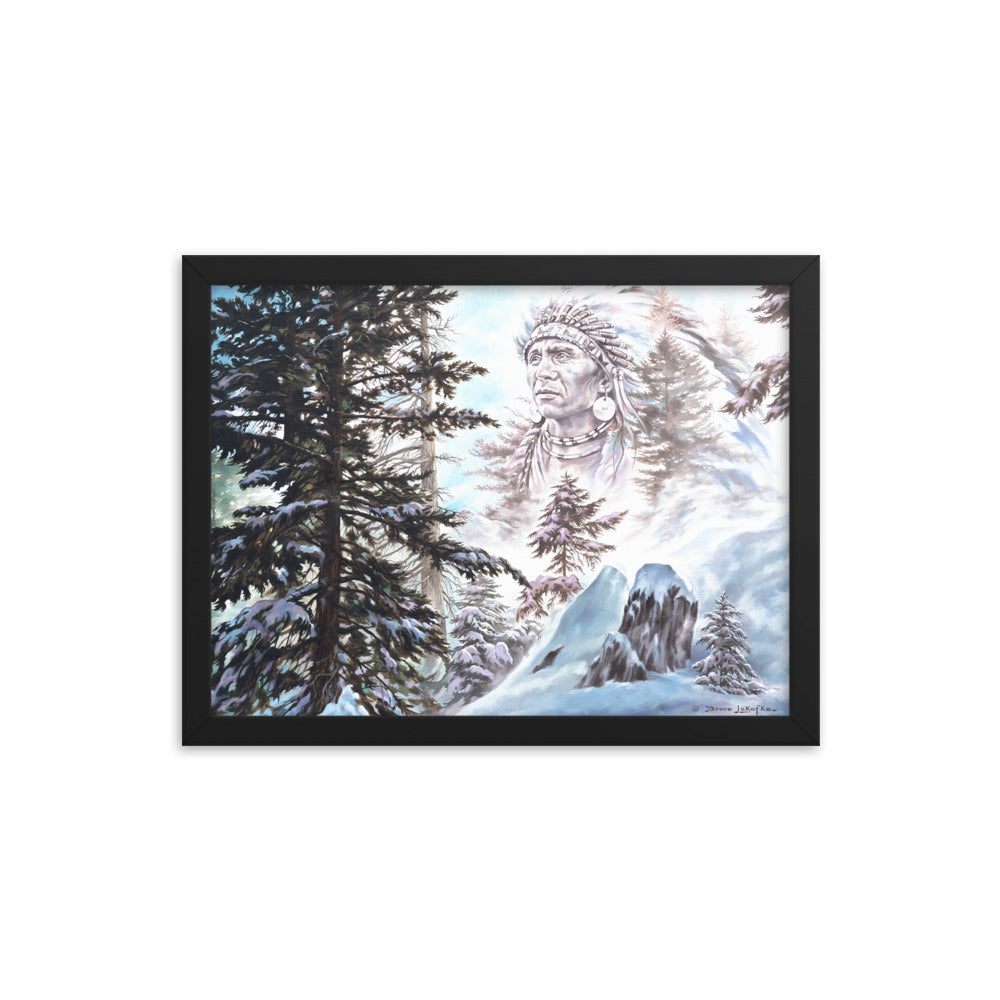 Framed photo paper poster: Return Of The Snow Chief
