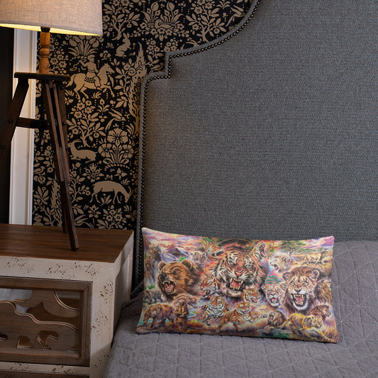 Pillow: Lions, Tigers, And Bears
