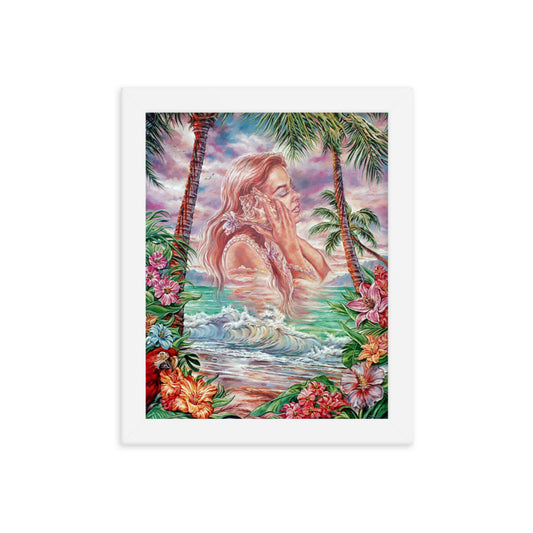 Framed poster: Song Of The Island
