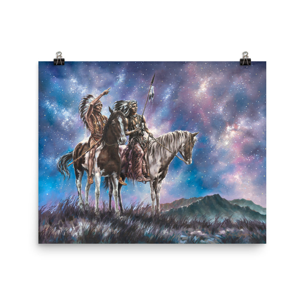 Photo paper poster: Under Silent Stars