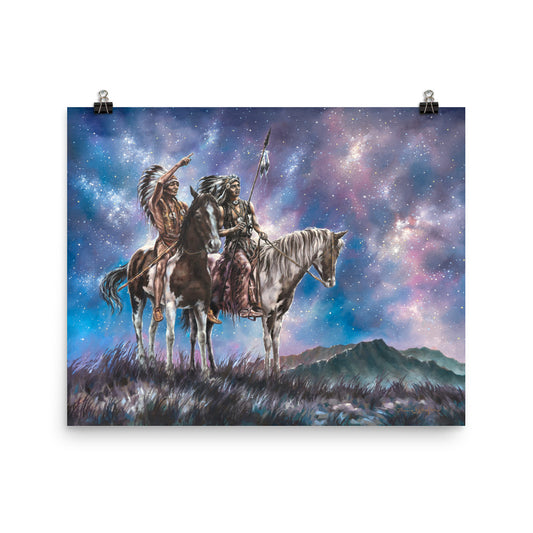 Photo paper poster: Under Silent Stars