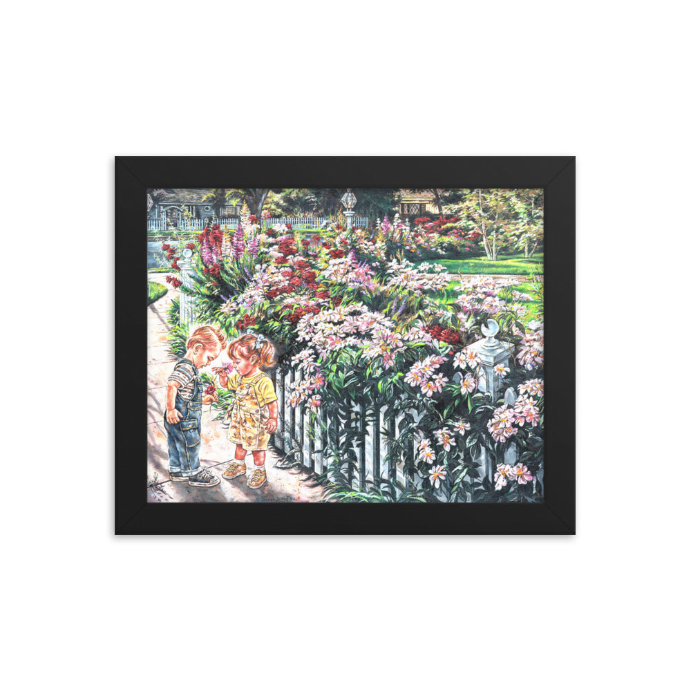 Framed photo paper poster:The Smell Of Summer Flowers