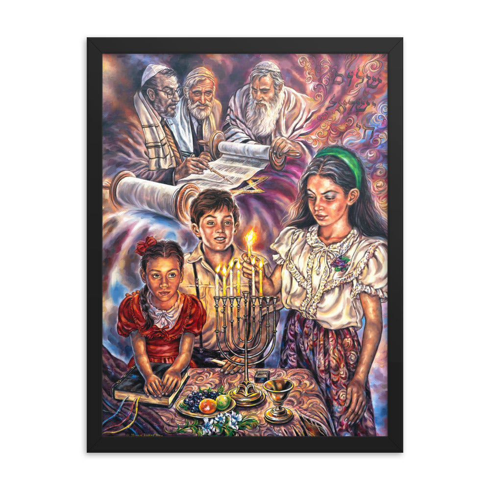 Framed photo paper poster: Traditions
