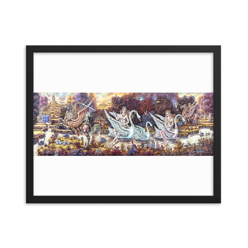 Framed photo paper poster: Once Upon A Time