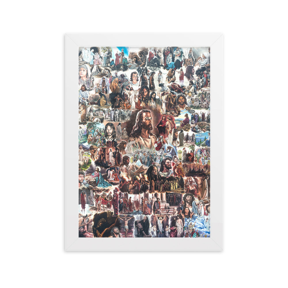 Framed matte paper poster: Life Of Christ