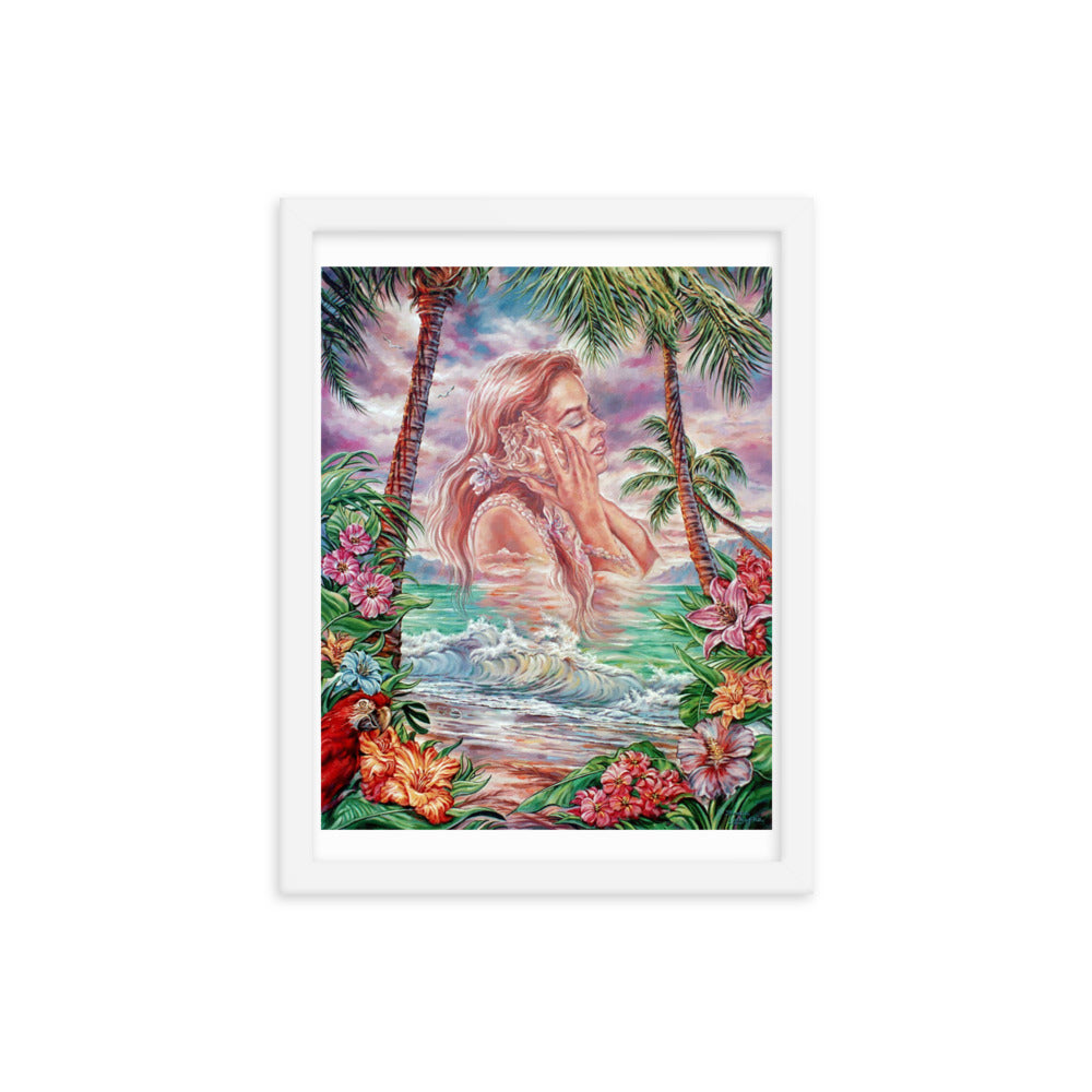 Framed poster: Song Of The Island