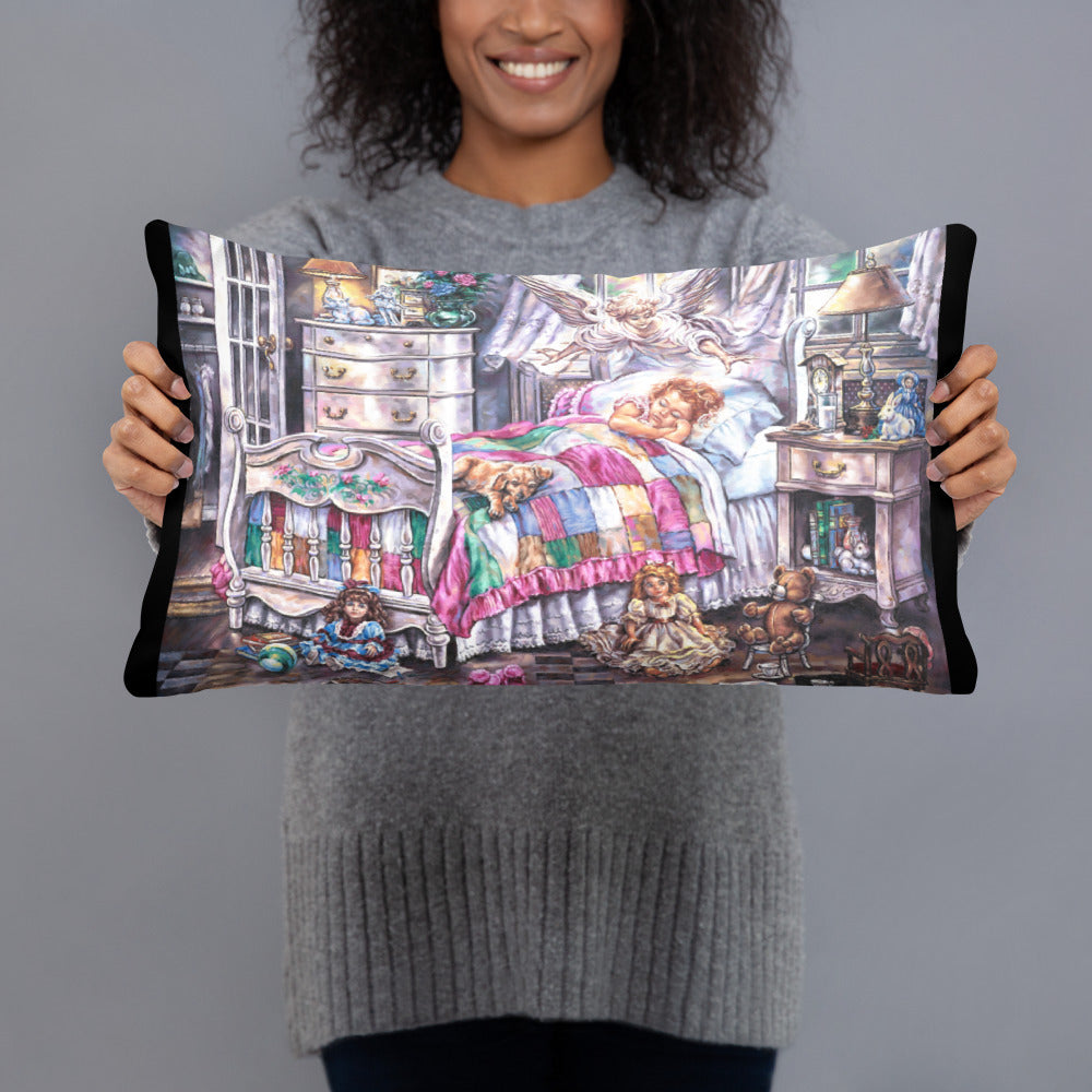 Throw Pillow: My Guardian Angel