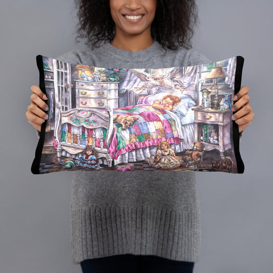 Throw Pillow: My Guardian Angel