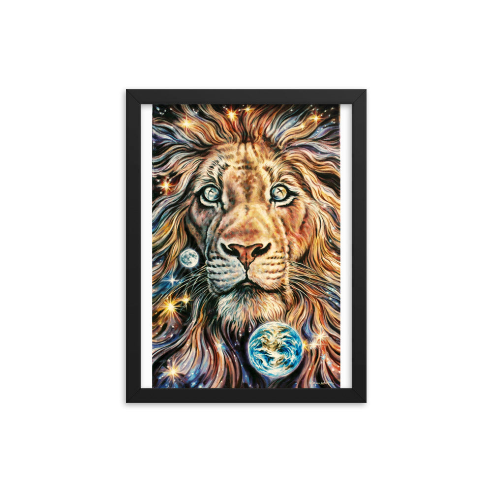 Framed poster: The Lion Of The Tribe Of Judah