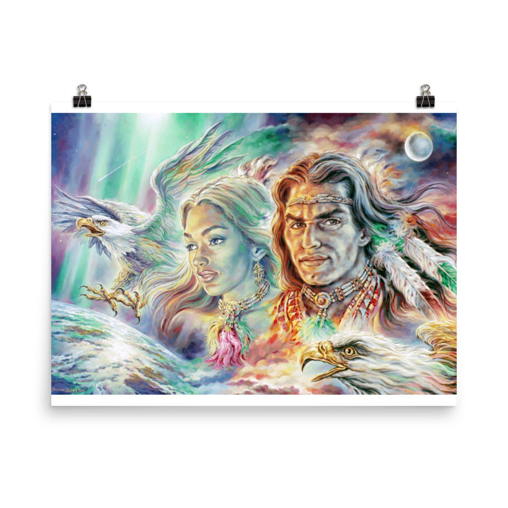 Photo paper poster: Where Eagles Soar