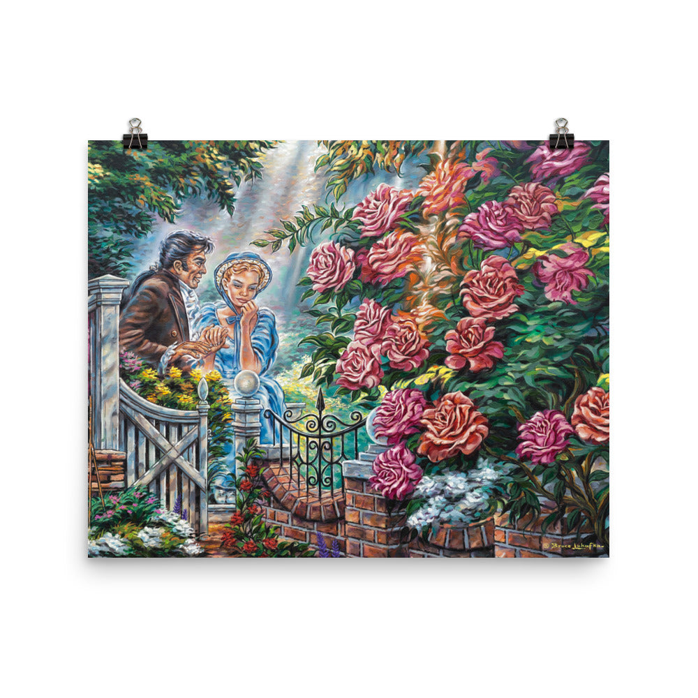 Photo paper poster: Beyond The Garden Gate