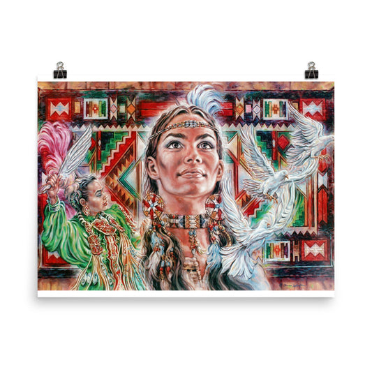 Photo paper poster: Native Tapestry