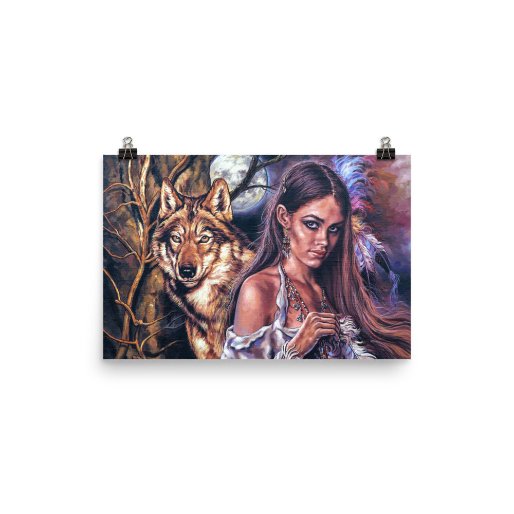 Photo paper poster: Autumn Moon