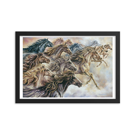 Framed poster: Into The Wind