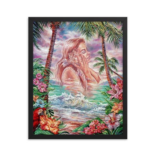 Framed poster: Song Of The Island