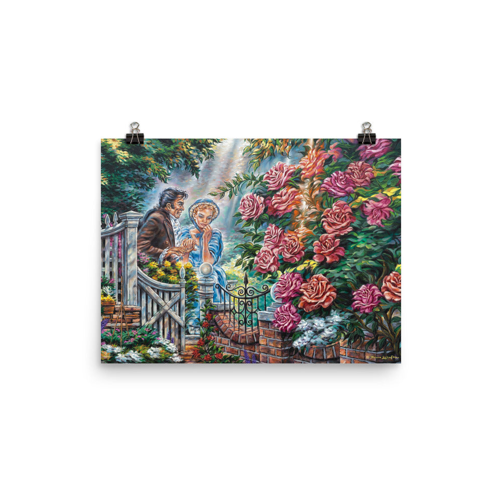 Photo paper poster: Beyond The Garden Gate
