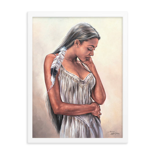 Framed photo paper poster: The Touch