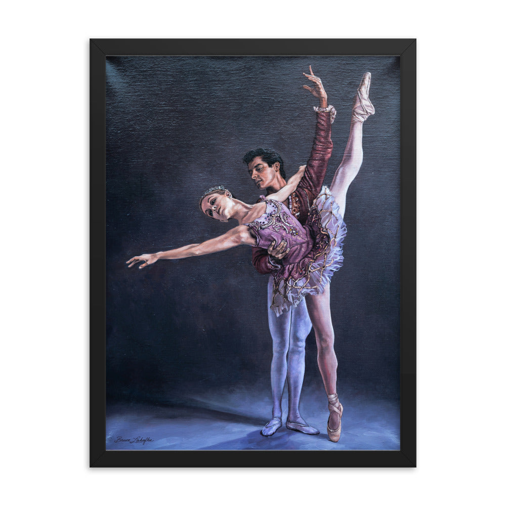 Framed photo paper poster: The Dance