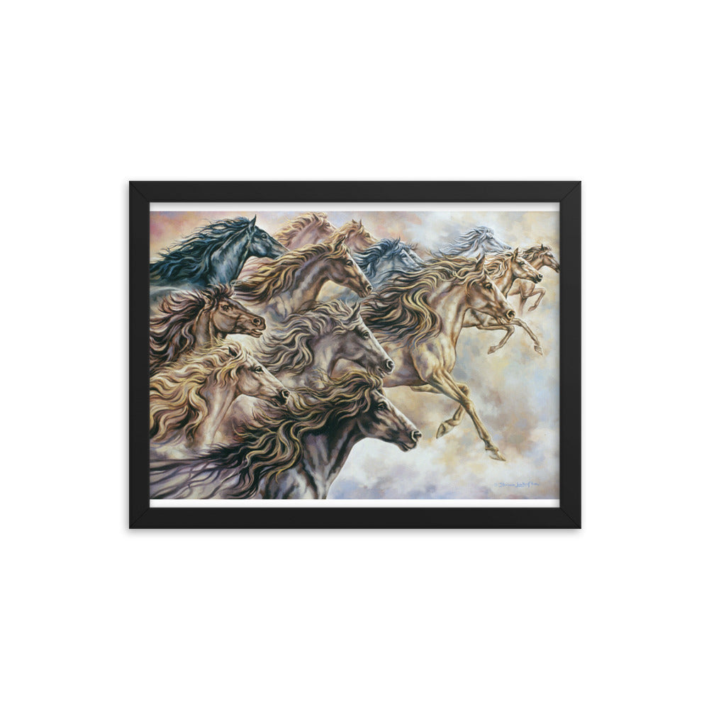 Framed poster: Into The Wind