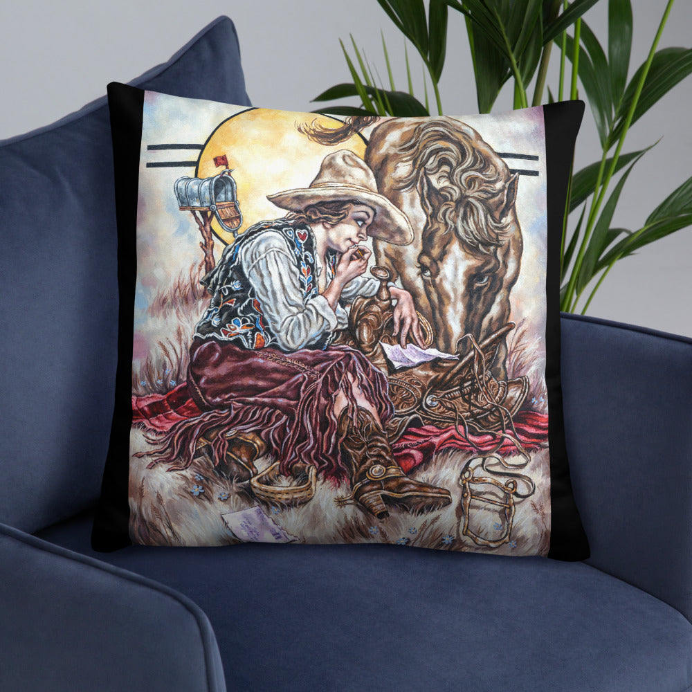 Pillow: Cowgirl Mail