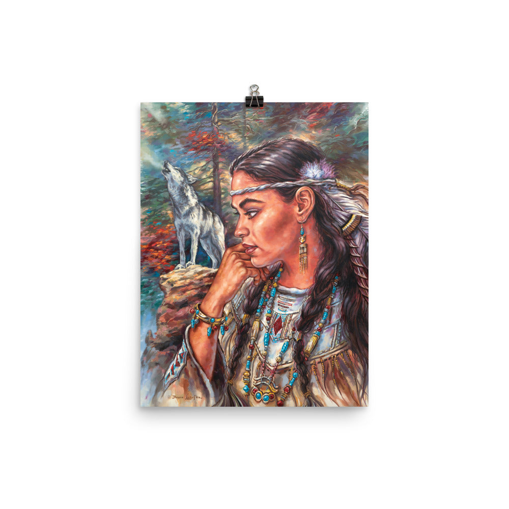 Photo paper poster: Cry Of The Wolf