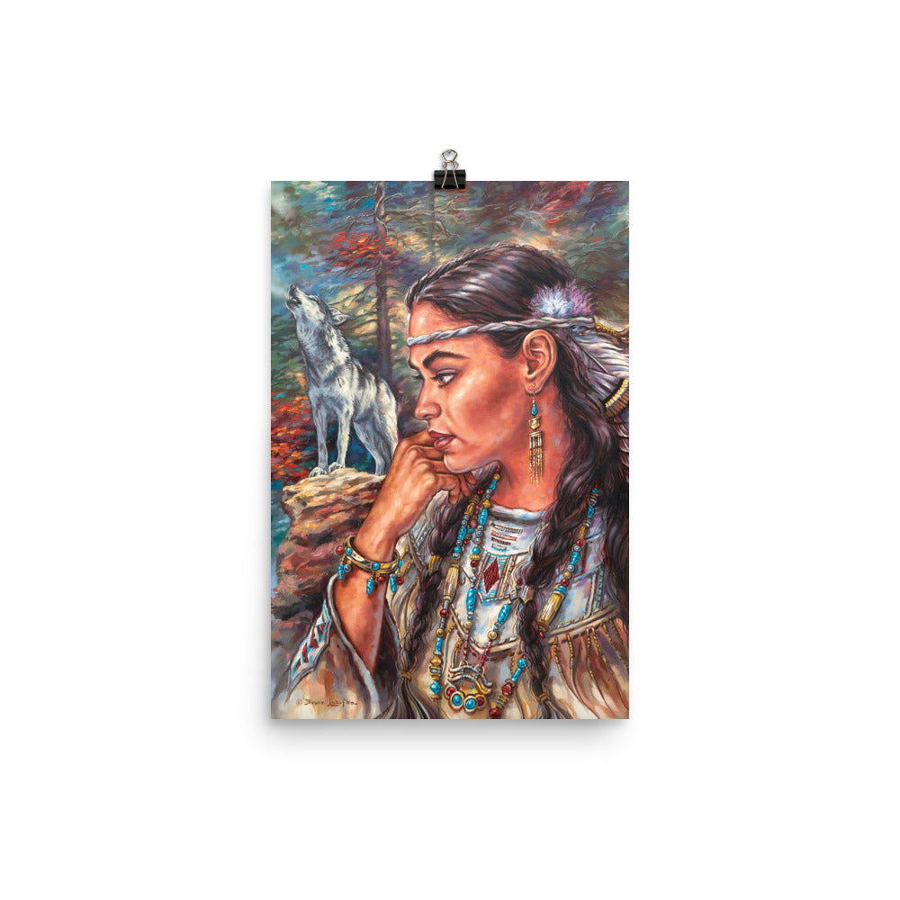 Photo paper poster: Cry Of The Wolf