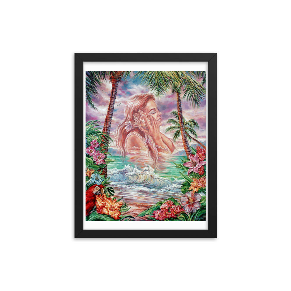 Framed poster: Song Of The Island