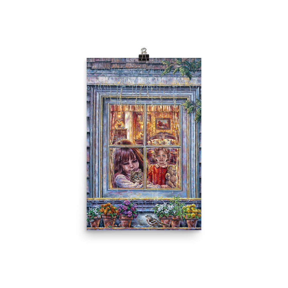 Photo paper poster: Rain Rain Go Away
