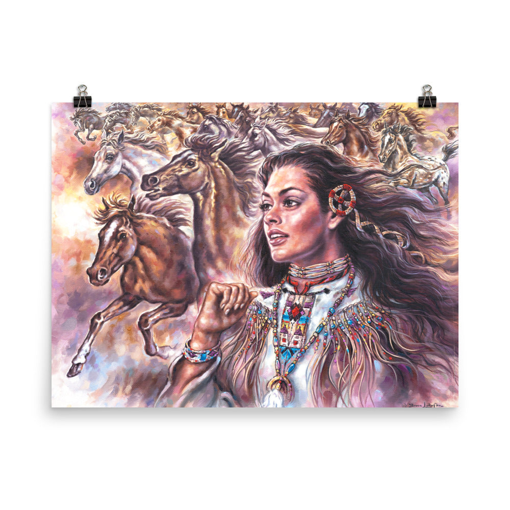 Photo paper poster: Stampede