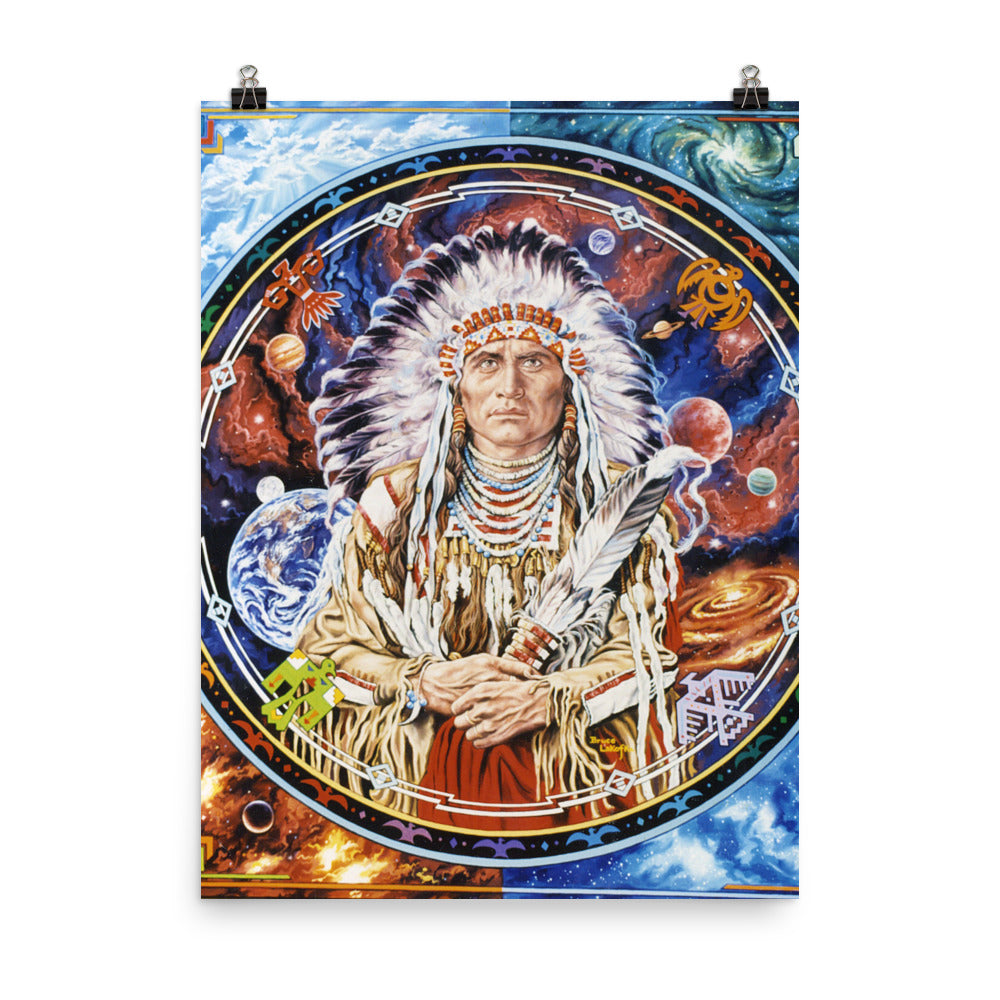 Photo paper poster: One With The Sky