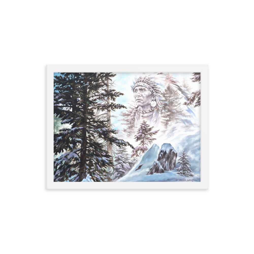 Framed photo paper poster: Return Of The Snow Chief