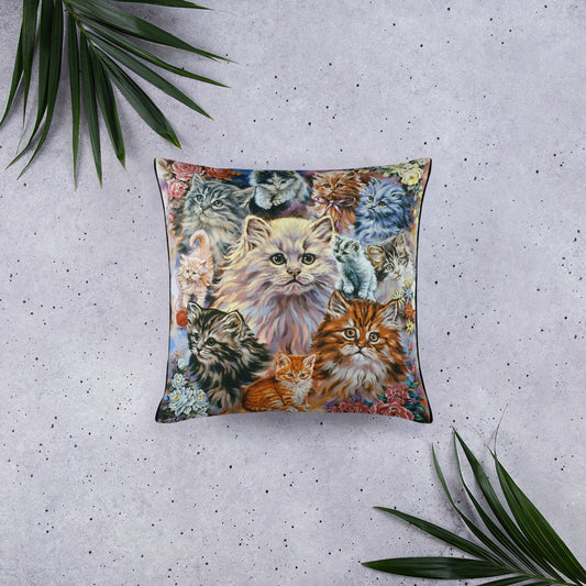 Pillow : Bouquet Of Kittens