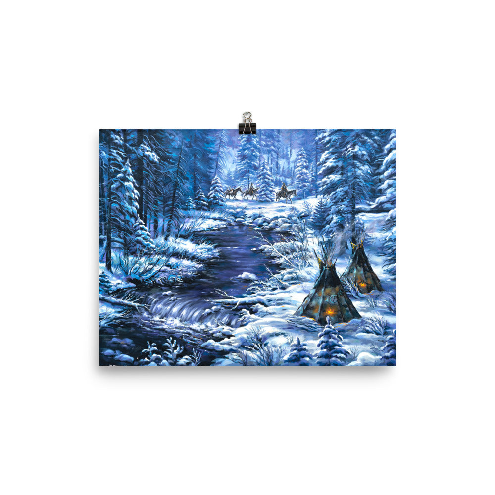 Photo paper poster: Home From The Winter Hunt