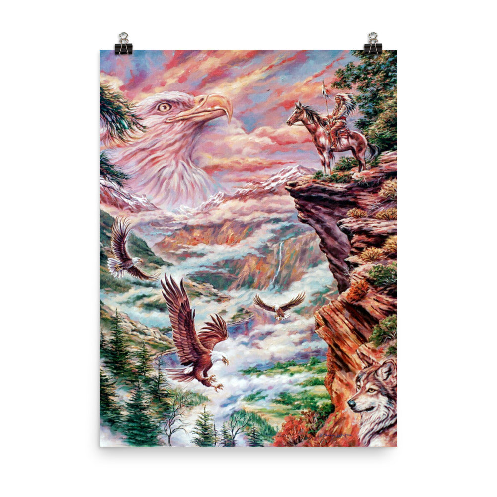 Photo paper poster: Above The Clouds