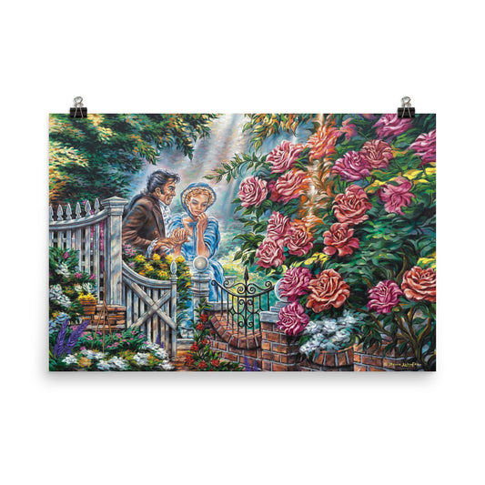 Photo paper poster: Beyond The Garden Gate