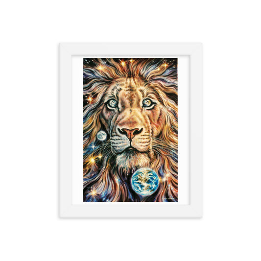 Framed poster: The Lion Of The Tribe Of Judah