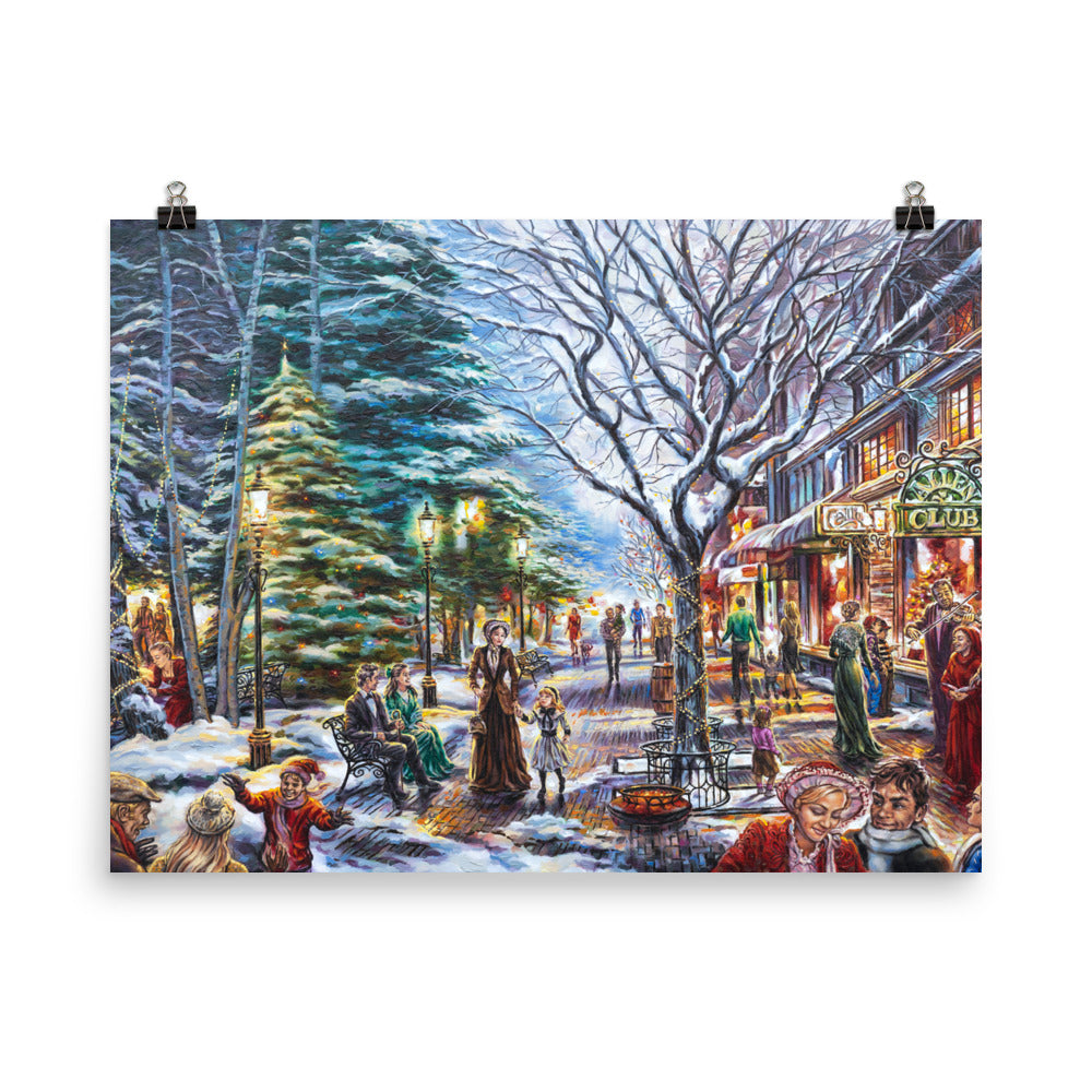 Photo paper poster: Village Lights