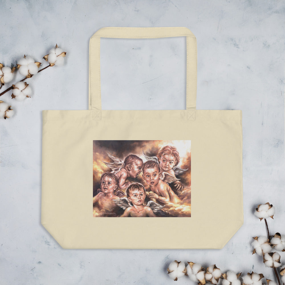 Large Tote: Angel Whispers