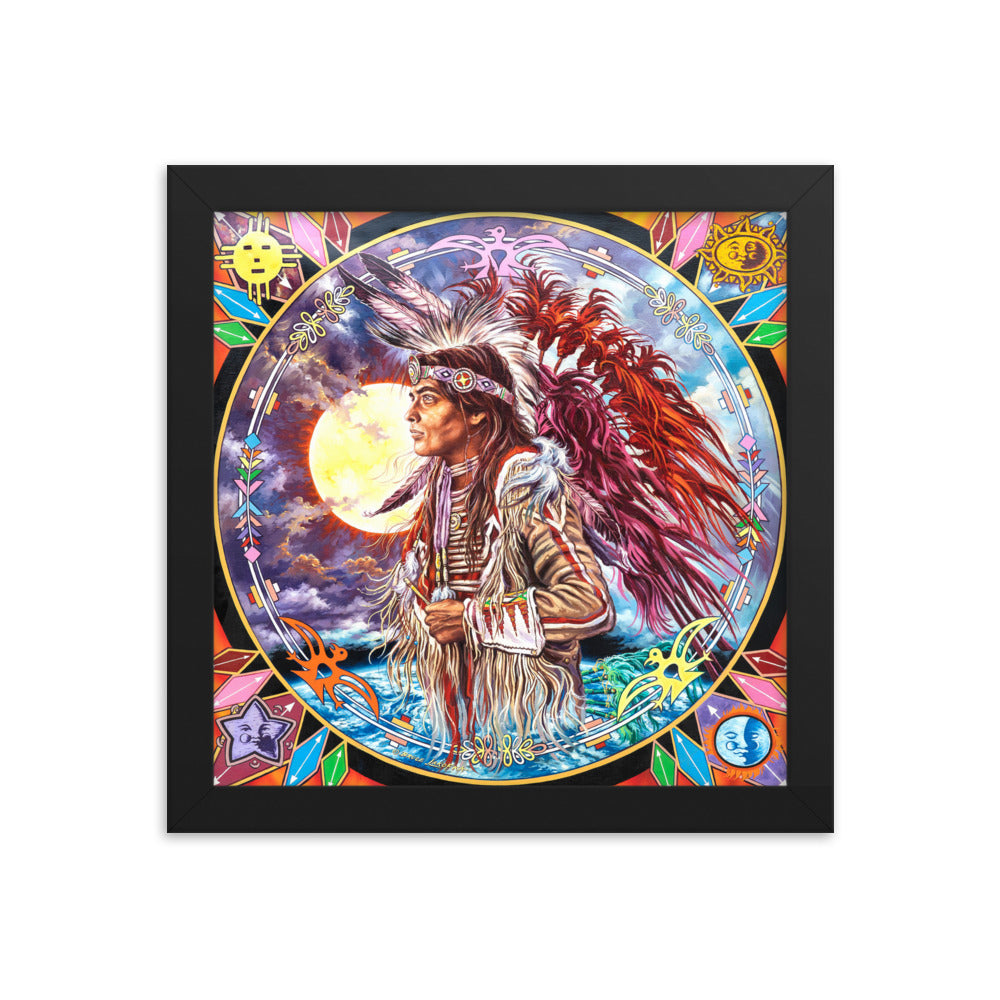 Framed photo paper poster: Dance In The Sun