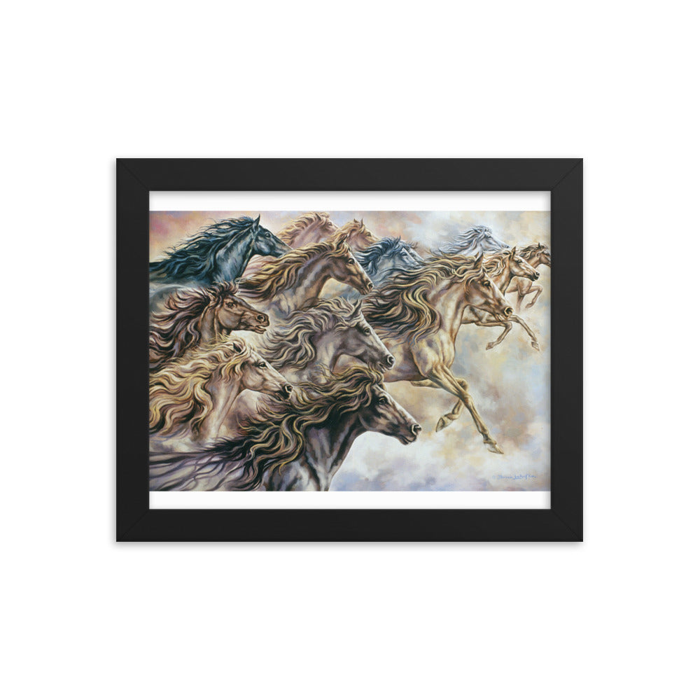 Framed poster: Into The Wind