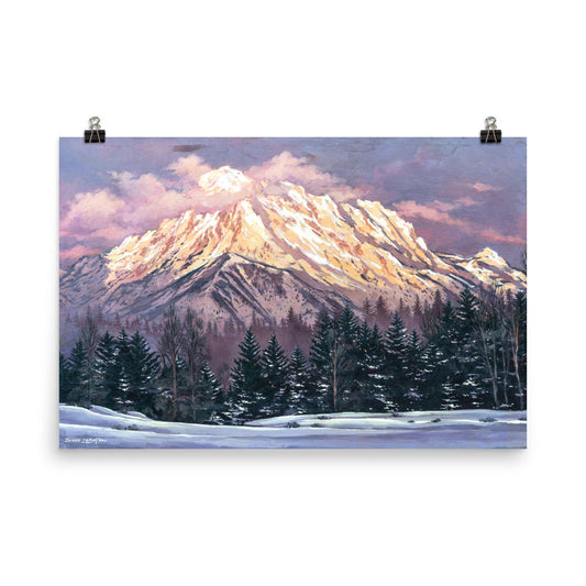 Photo paper poster: Mount Whitney