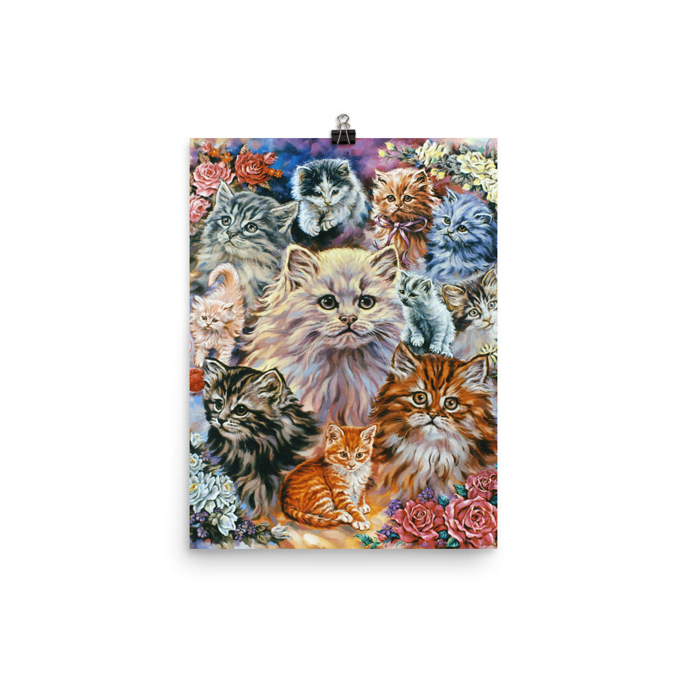 Photo paper poster: Bouquet Of Kittens