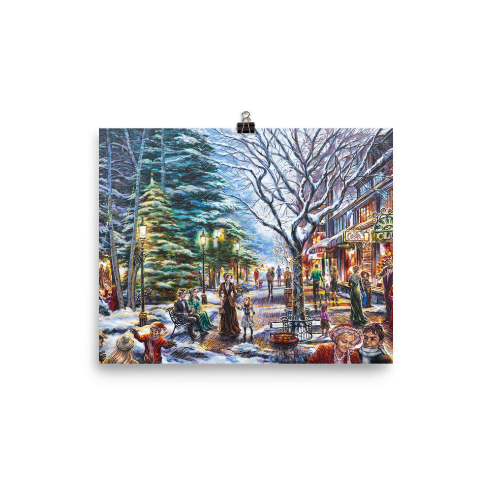 Photo paper poster: Village Lights