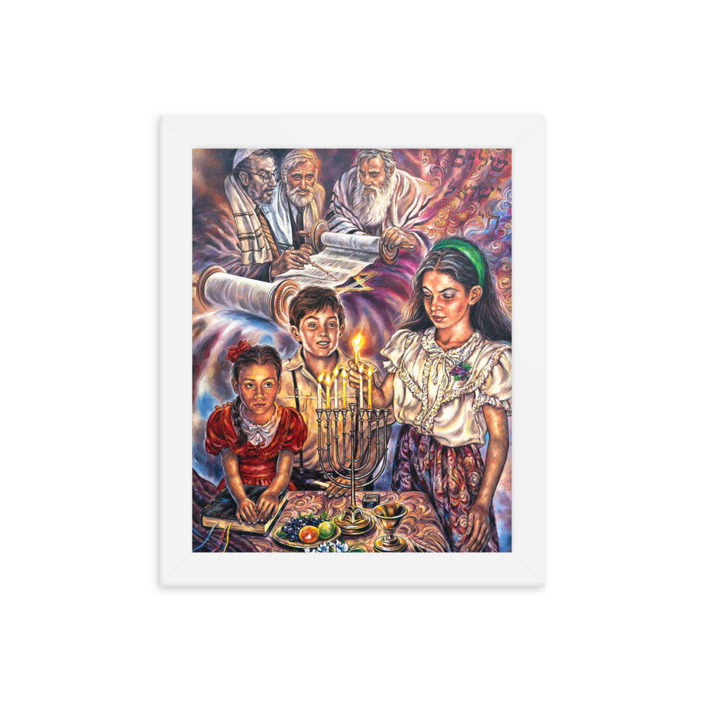 Framed photo paper poster: Traditions