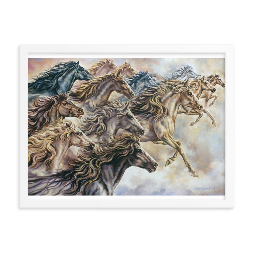 Framed poster: Into The Wind