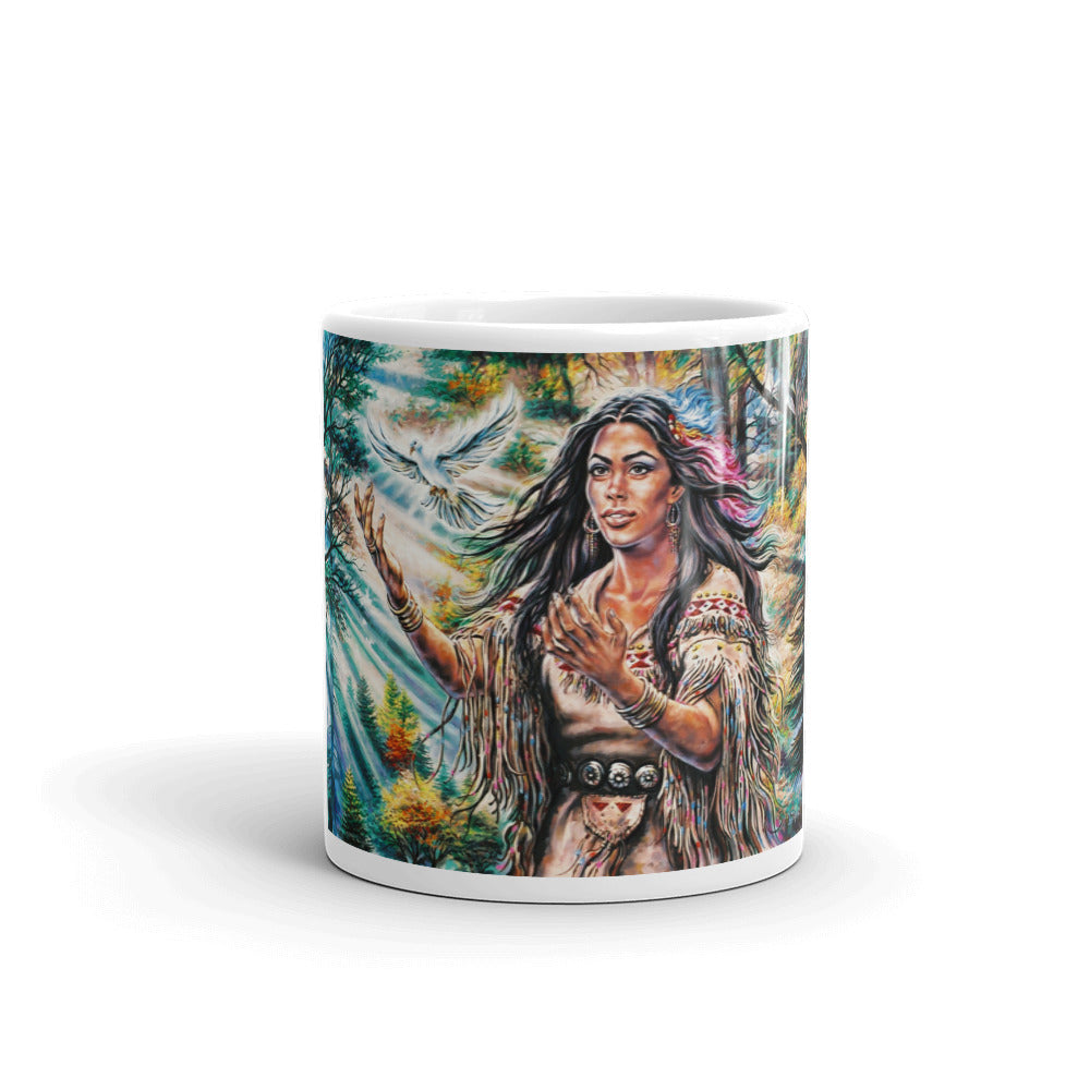 Mug-White Dove