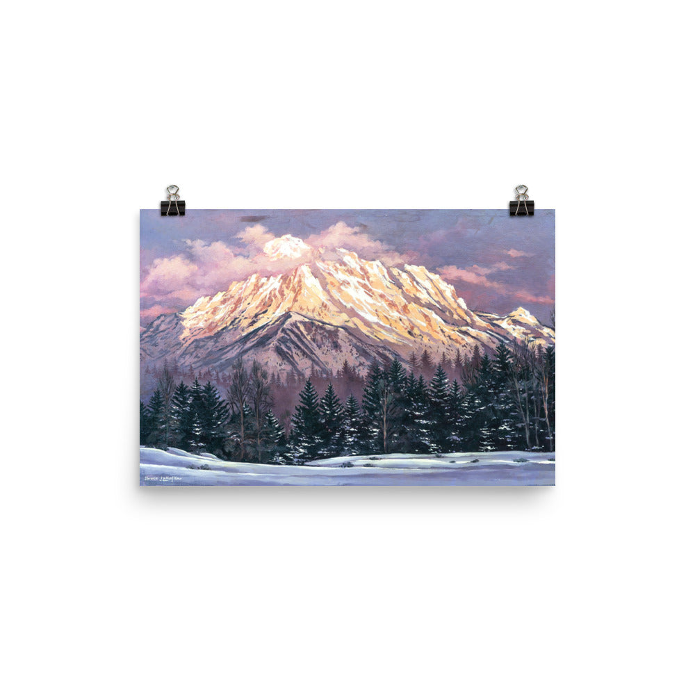 Photo paper poster: Mount Whitney